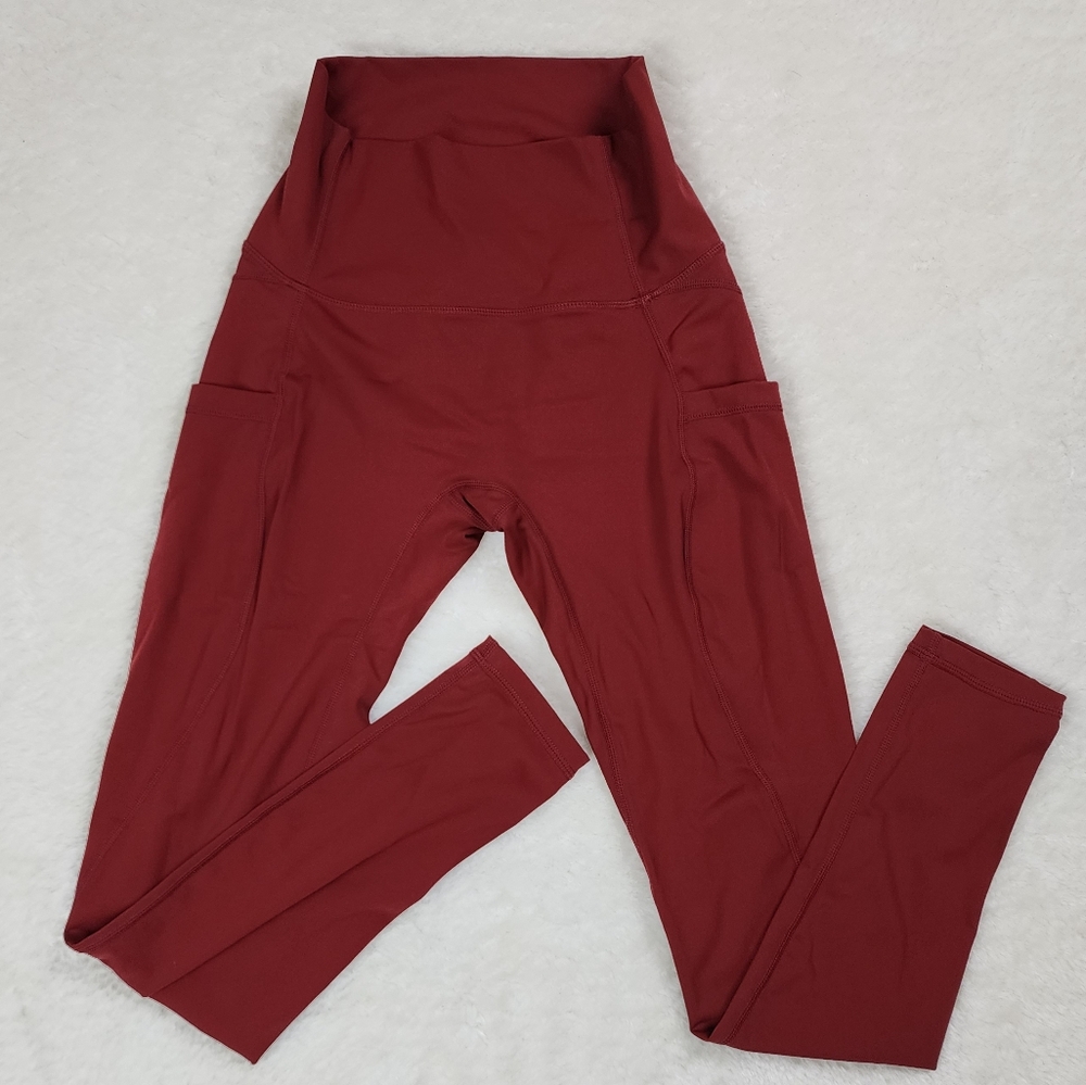 GYMREAPERS Victory Leggings in Ember Red S